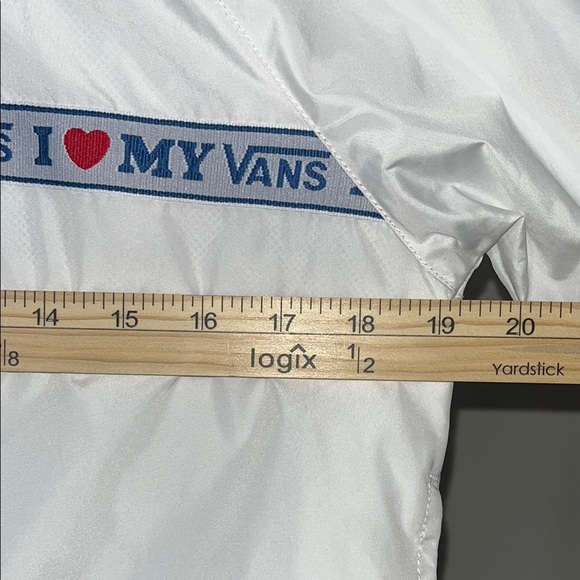 Vans White Half-Zip Pullover - Picture 9 of 10